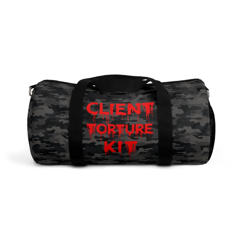 Client Torture Kit Camo Duffle Bag