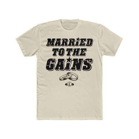 Married To The Gains Crew Tee