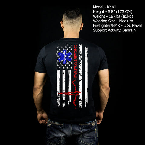 HEROES Paramedic American Pride Shirt