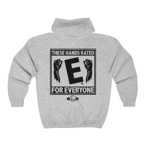 Rated E For Everyone - Zip Up Hoodie