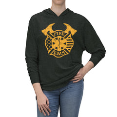 Fire EMS Survival of the Fittest GOLD - Long Sleeve Tshirt Hoodie