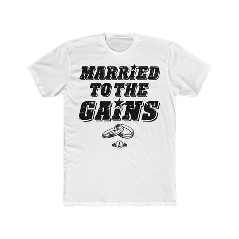Married To The Gains Crew Tee