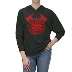 Fire EMS Survival of the Fittest RED - Long Sleeve Tshirt Hoodie