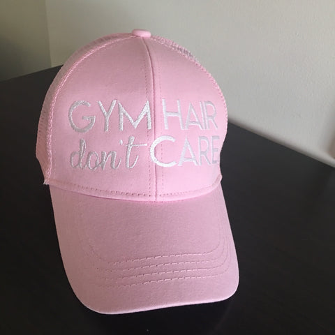 Gym Hair Don’t Care Ponytail Hat