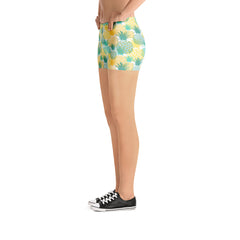 So Sweet Pineapple Mid Rise Shorts