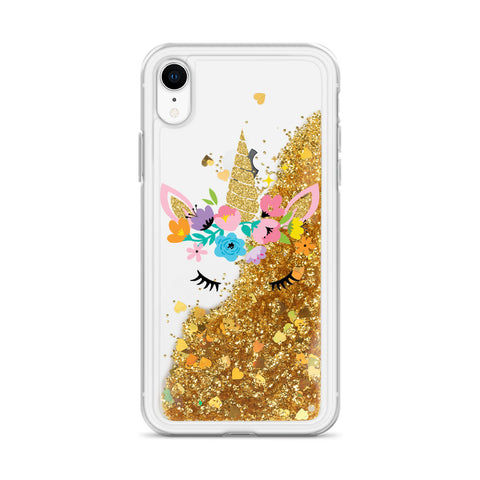 Unicorn Liquid Glitter Phone Case