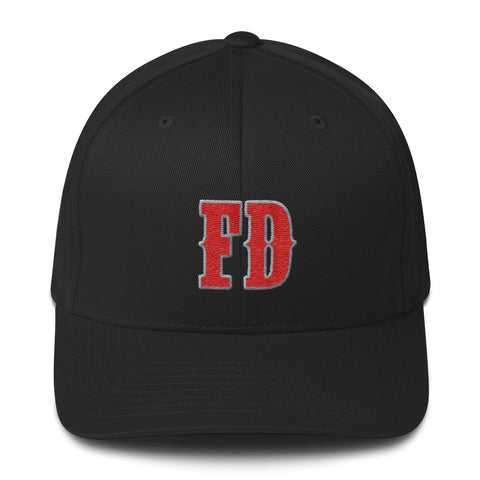 Red/Grey FD Flexfit Hat