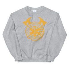 FIRE EMS Survival of the FIttest GOLD Crew Neck Sweatshirt