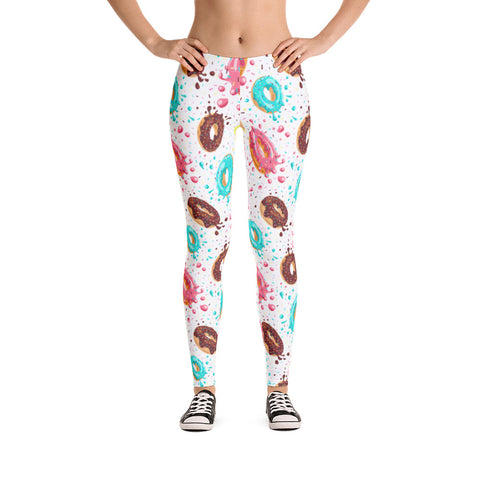 Donut Wasted Cheat Day Mid-Rise Leggings
