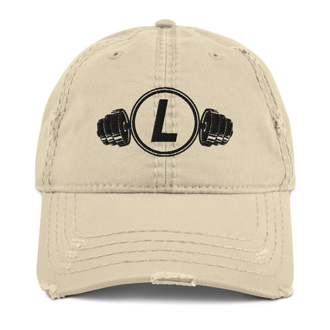 Liftology Distressed Dad Hat