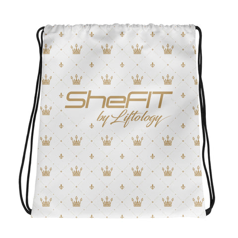SheFIT Queen Drawstring Bag