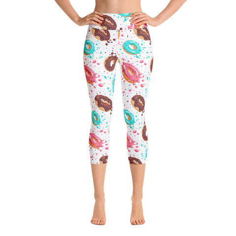 Donut Wasted Cheat Day High-Rise Capris