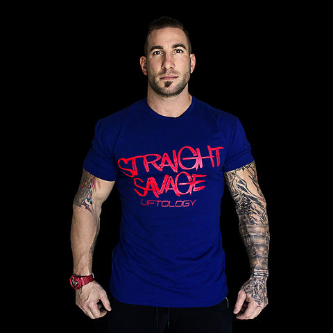 Men's Straight Savage Fitted T-Shirt